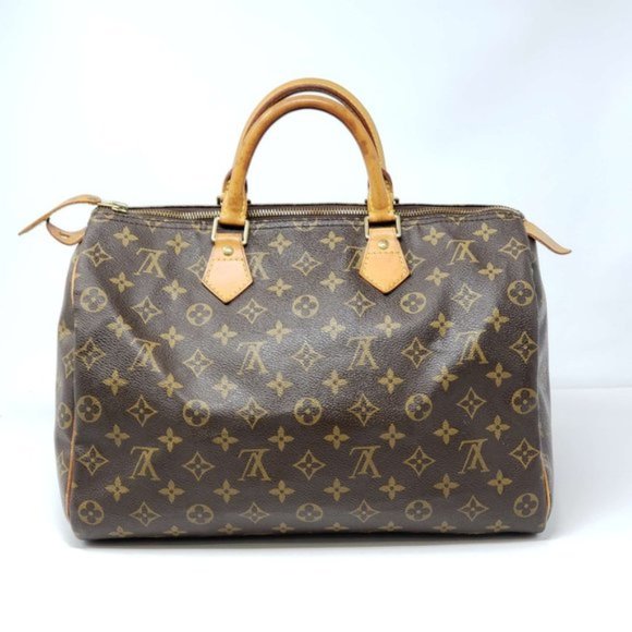 Louis Vuitton Monogram Speedy 35 Boston Hand Bag
